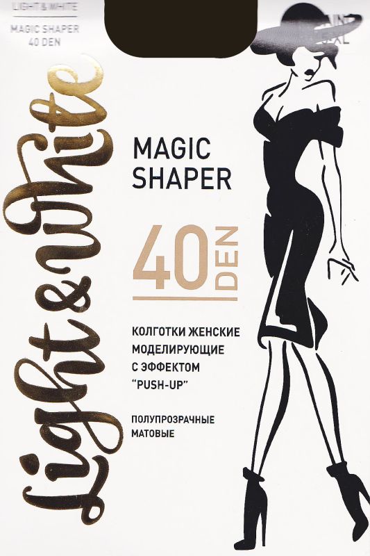 LIGHT-WHITE MAGIC SHAPER 40.C2 Tights